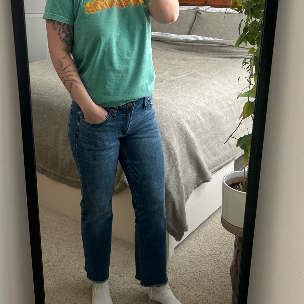 Lucky Brand Blue Ankle & Cropped Jeans